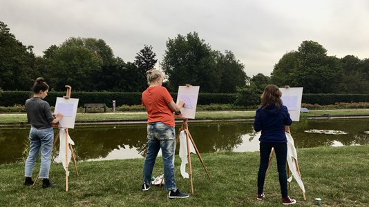 Gevoel op het doek - buiten!